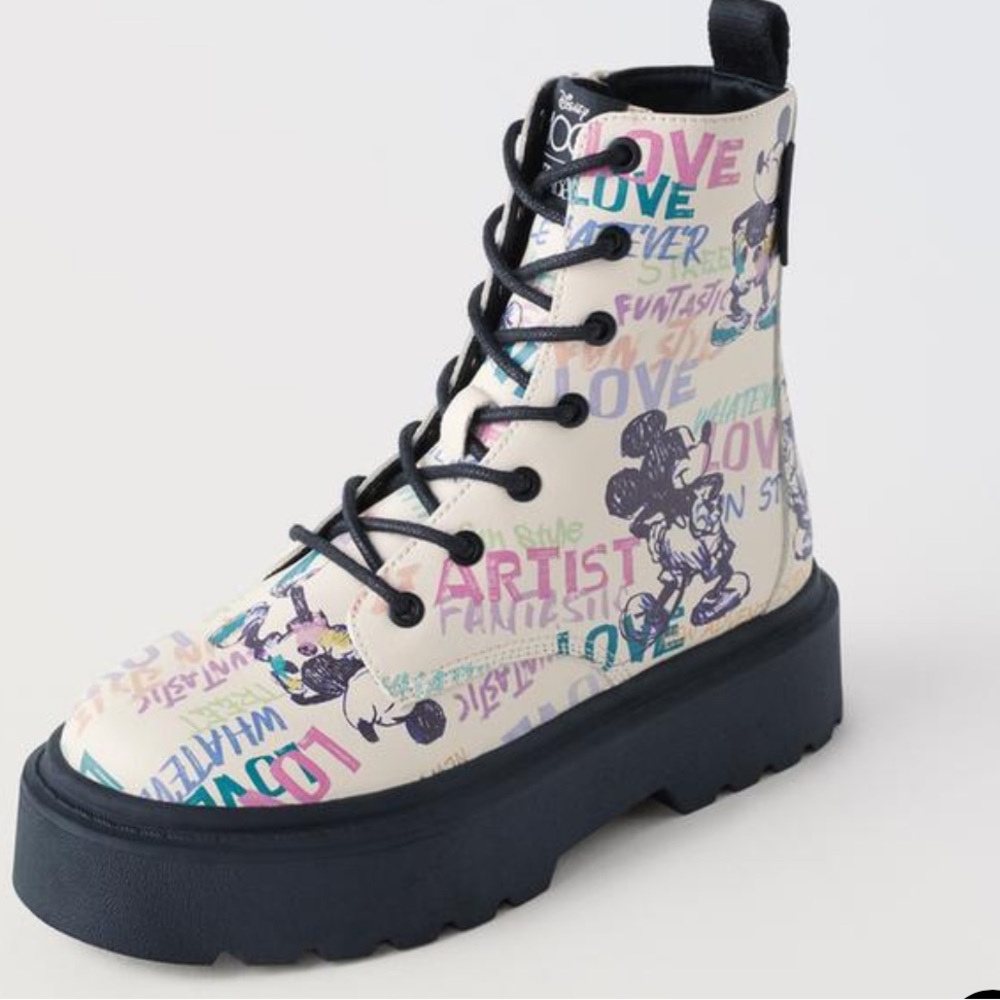 Zara Mickey Mouse ankle boots - Picture 4 of 7